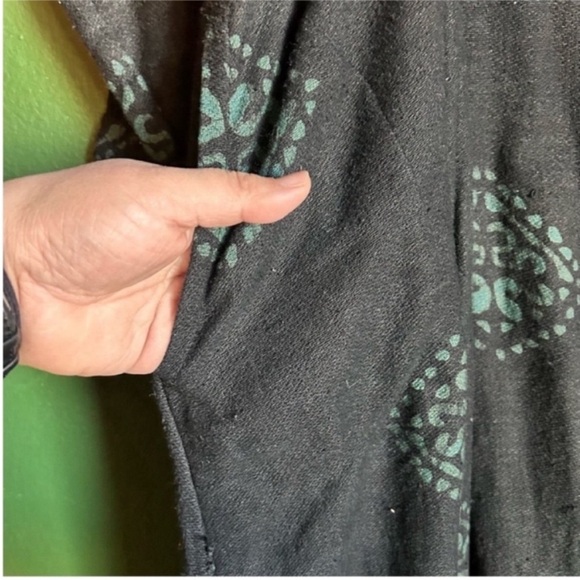 VINTAGE SUKA DUKA INJIRA INDIAN COTTON DUSTER DRESS - Picture 11 of 12